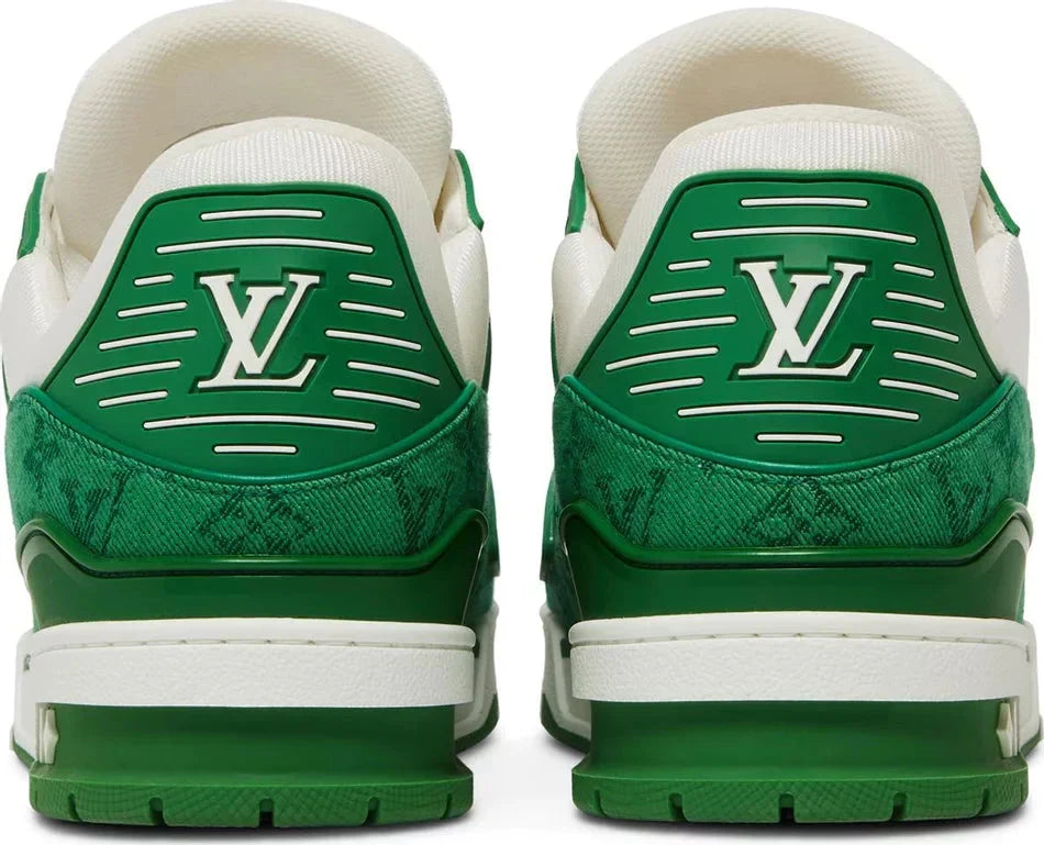 LV Trainer - (Green Monogram Denim)