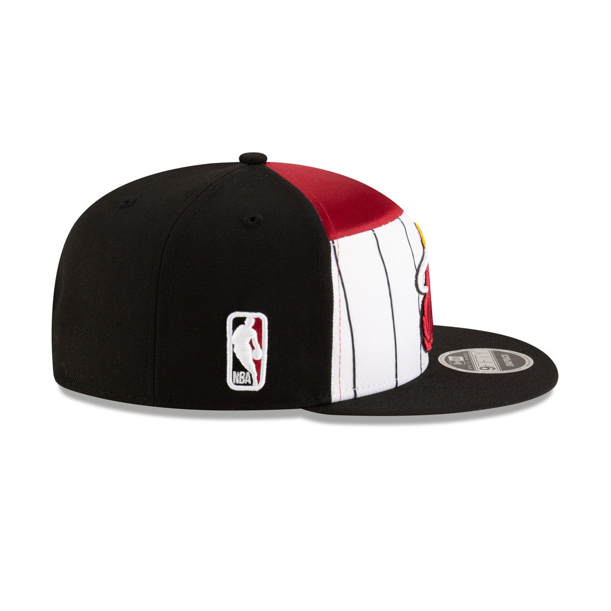 Miami Heat 2025 Tip-Off Split Panel 9FIFTY Snapback Hat